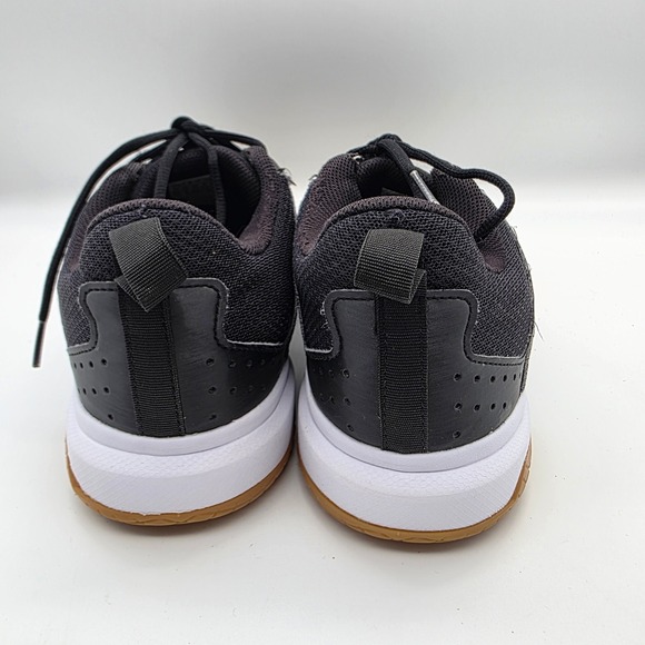 Adidas Men's GY7648 Black White Indoor Court Shoes Sneakers Size 10.5 - Picture 8 of 12